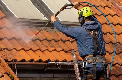 Démoussage et hydrofuge de toiture à la Tombe